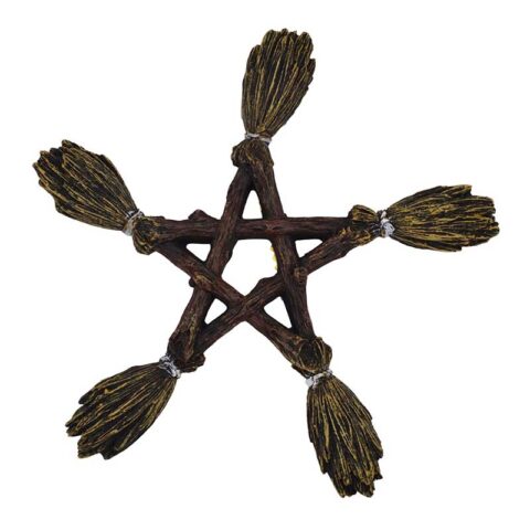Broom Pentagram Wall Hanging