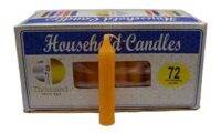 (set of 72) Orange 4" household candles