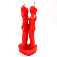 7" Red Lovers candle