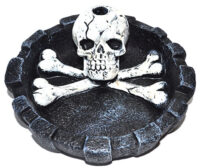 4 1/2" Skull & Crossbones ashtray