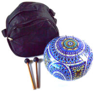 8" Happy Drum Fatima Hand/Evil Eye